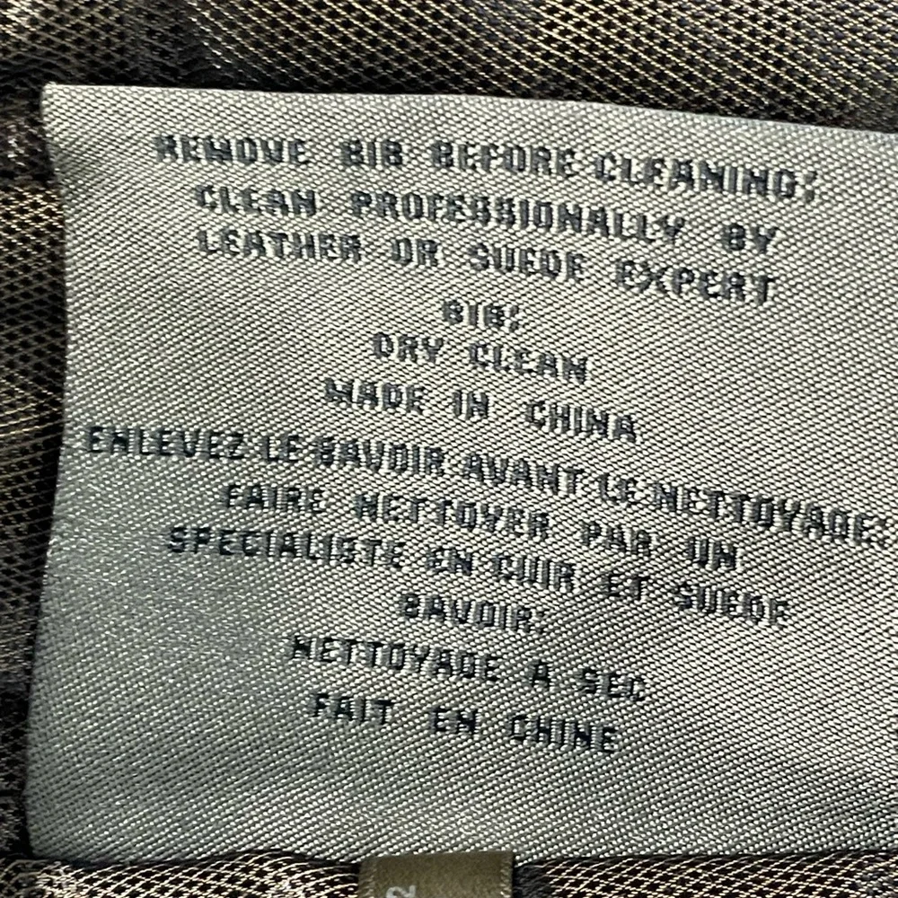 Andrew Marc New York Pebbled Black Leather Jacket - Picture 11 of 16